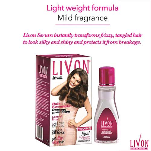 Livon Hair Serum, 100 ml [Pack of 2] with Syska Hair Dryer