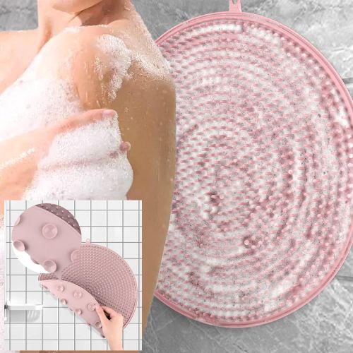 Linkidea Silicone Hands-Free Big Flat Back Scrubber
